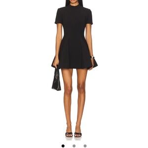 Women's Short Sleeve Black Dress